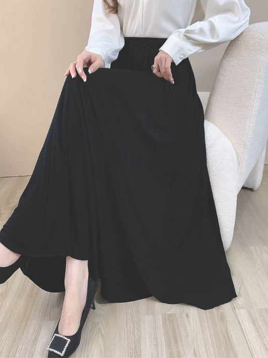 Pre Pleated Maxi Skirt (L-2312)