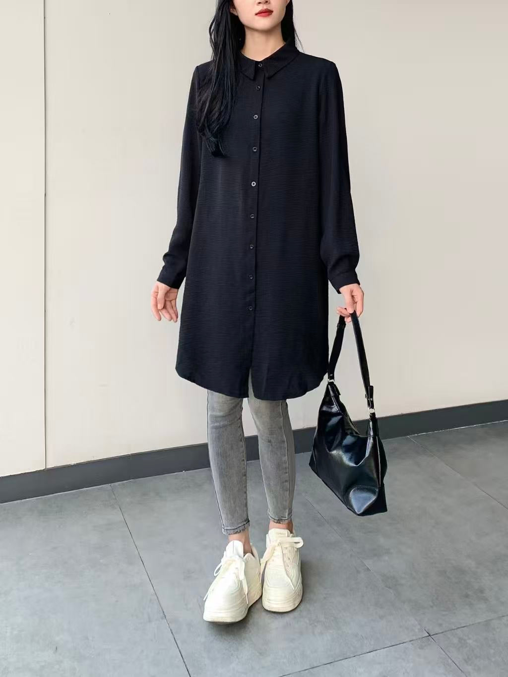Long Sleeve Shirt Dress