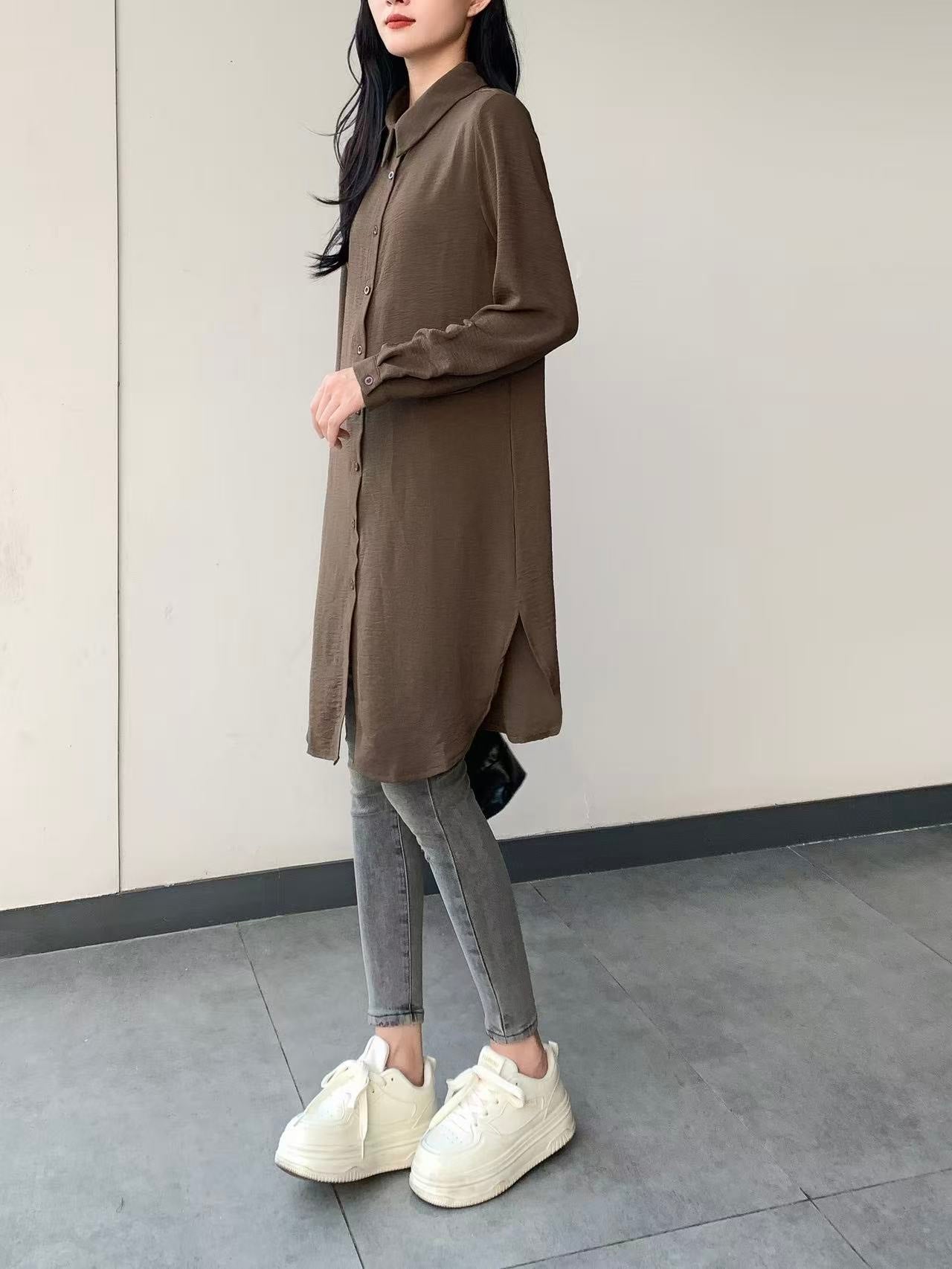 Long Sleeve Shirt Dress
