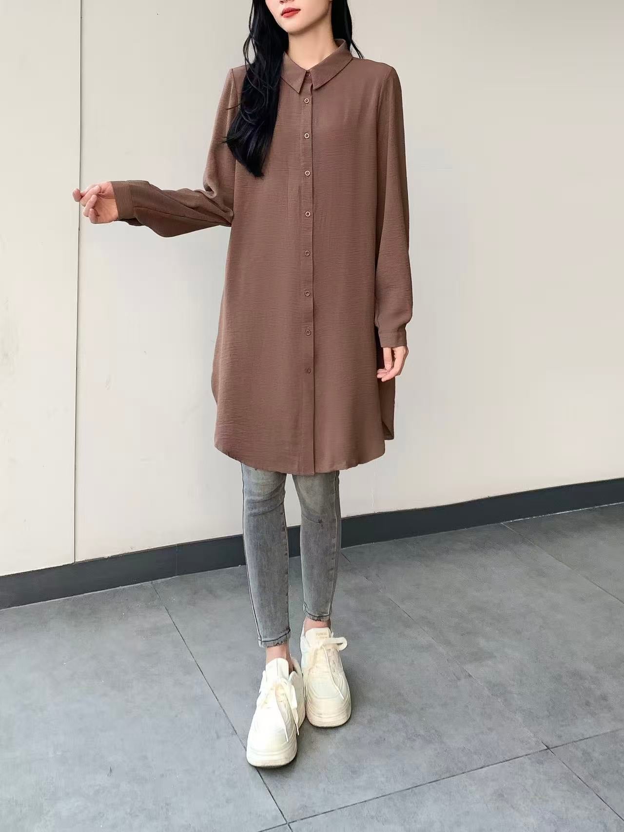 Long Sleeve Shirt Dress