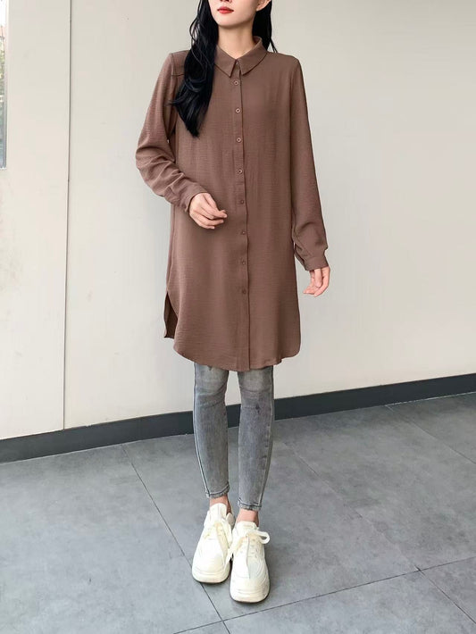 Long Sleeve Shirt Dress