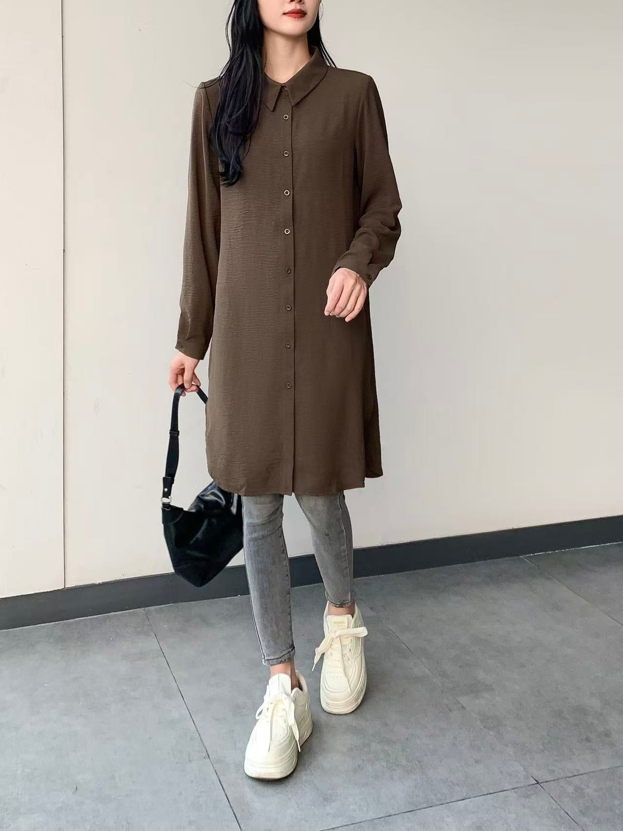 Long Sleeve Shirt Dress