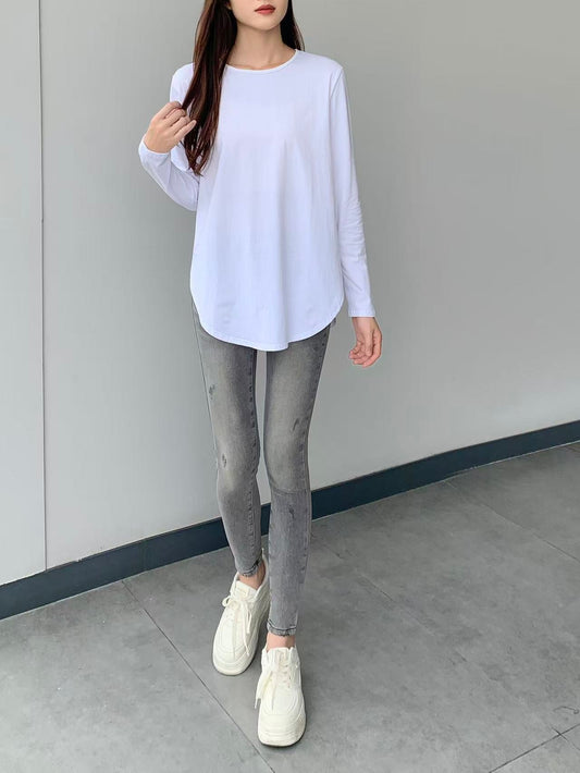 Cotton Long Sleeves Top