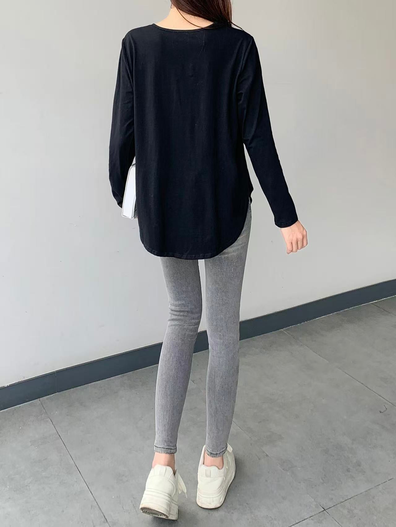Cotton Long Sleeves Top