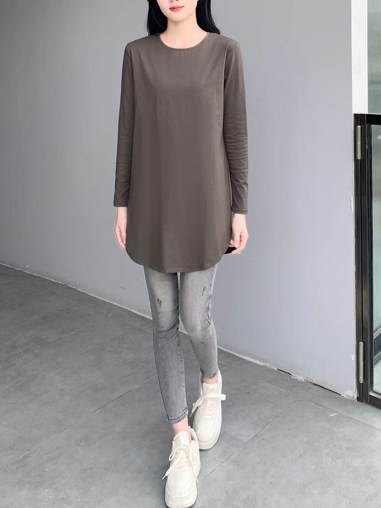 Drop Shoulder Long Sleeve Shirt