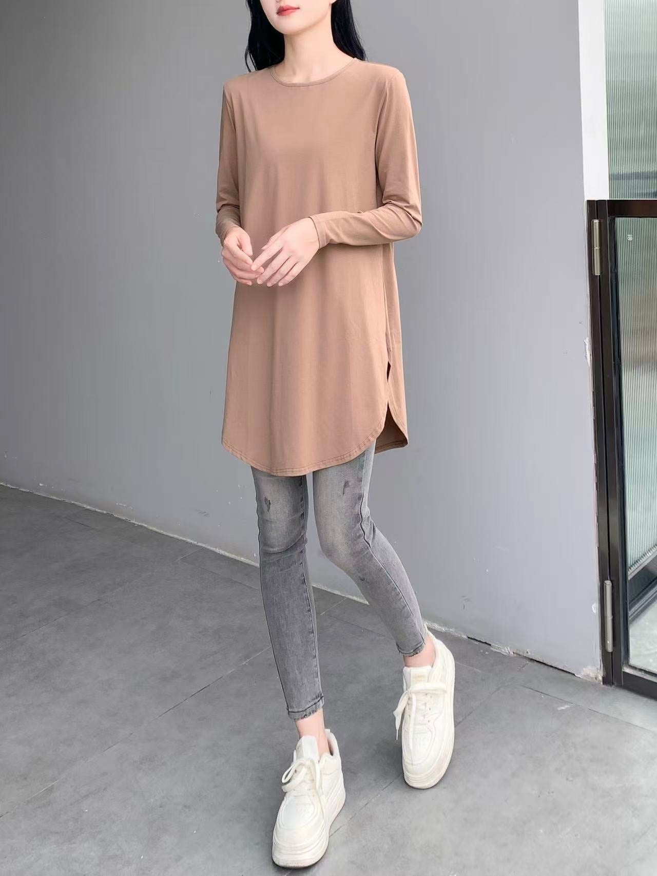 Drop Shoulder Long Sleeve Shirt