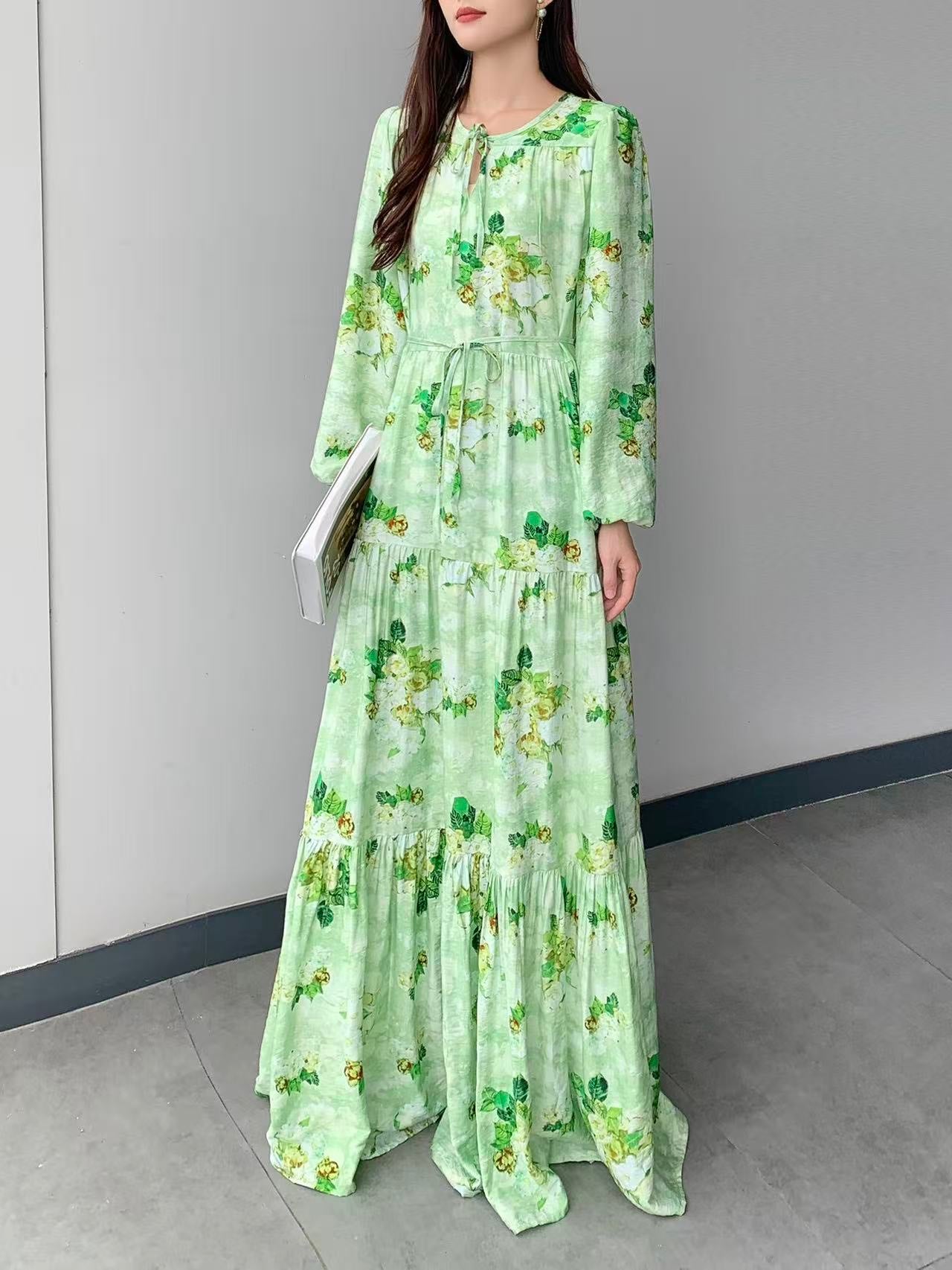 Floral Long Dress