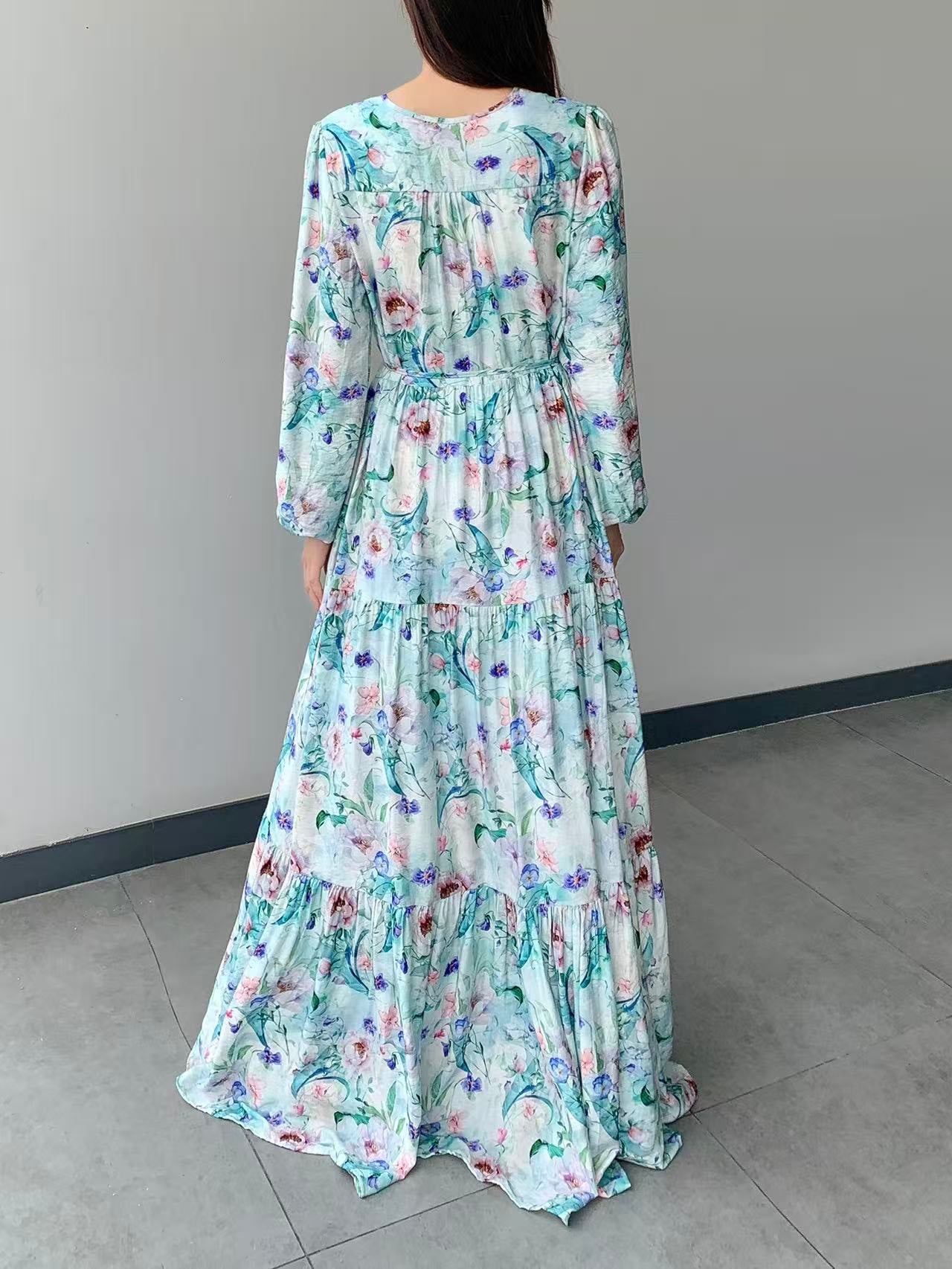 Floral Long Dress