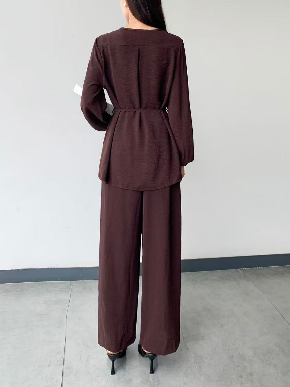 Long Sleeve Top (L-24001) & Pants (L-6810B)