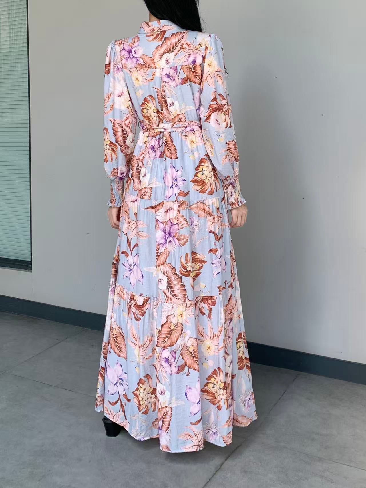 Floral Print Maxi Dress