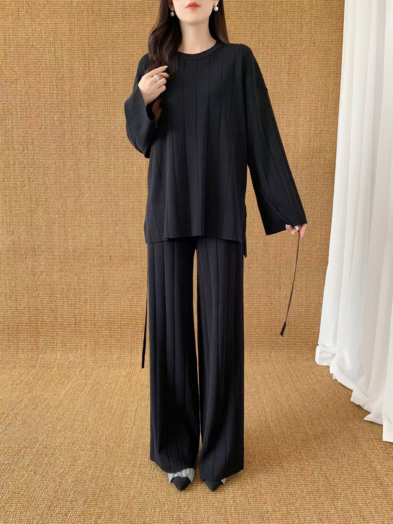 Ribbed Knit Set