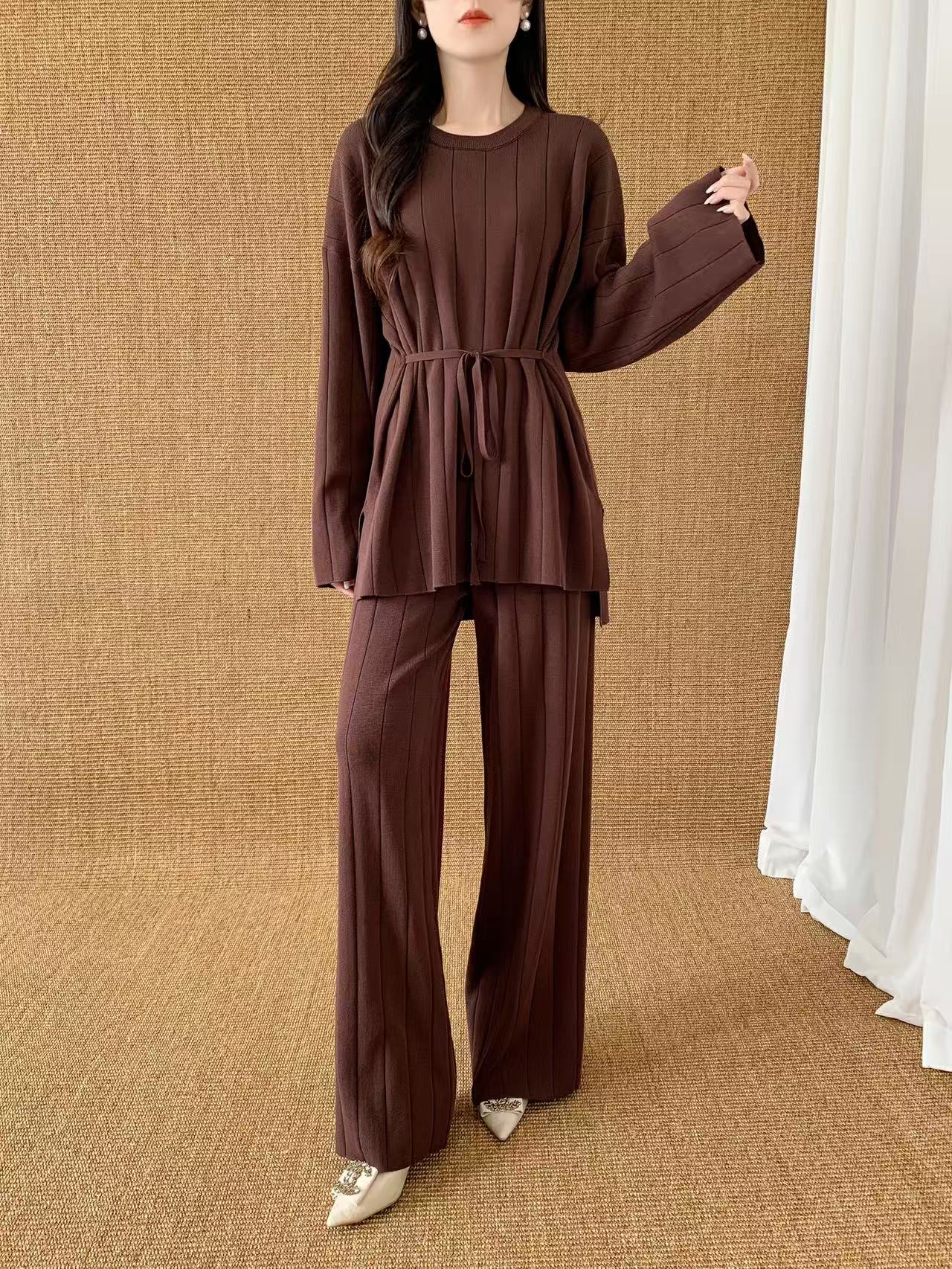 Ribbed Knit Set