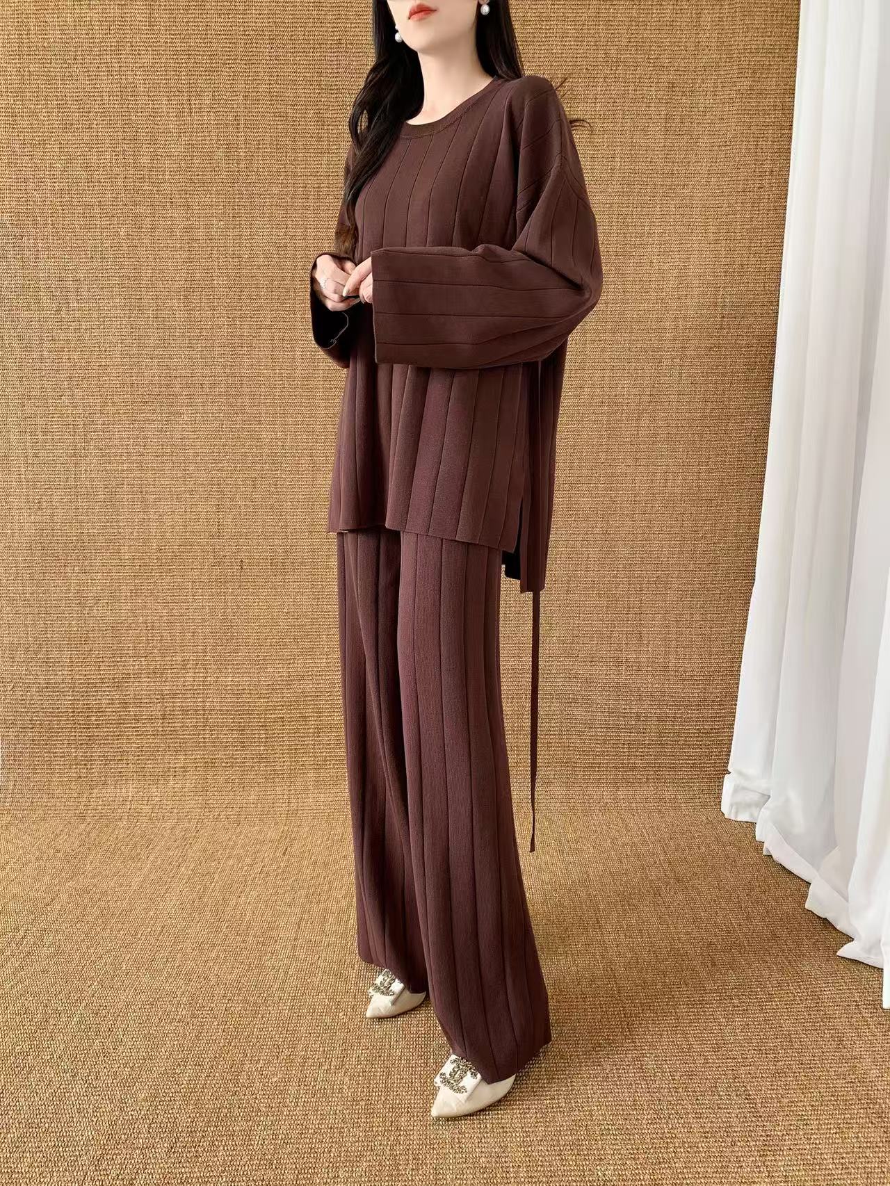 Ribbed Knit Set