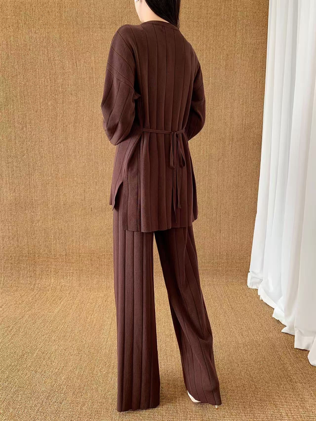 Ribbed Knit Set