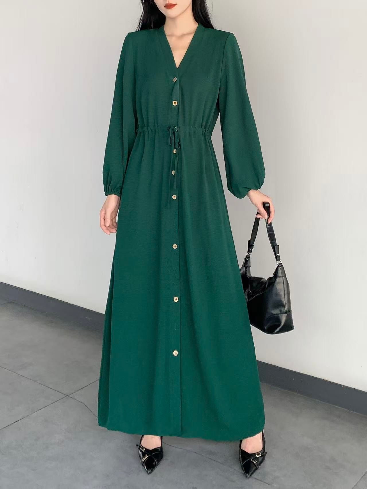 Button-up Maxi Dress