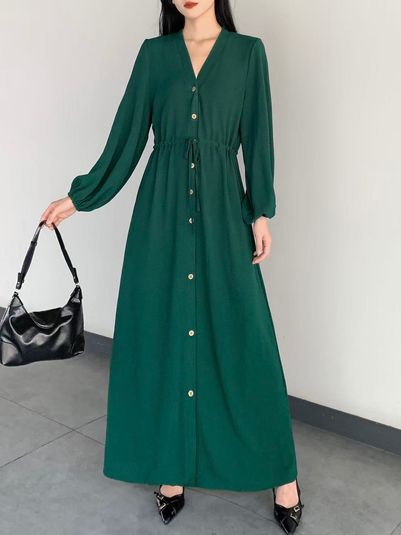 Button-up Maxi Dress