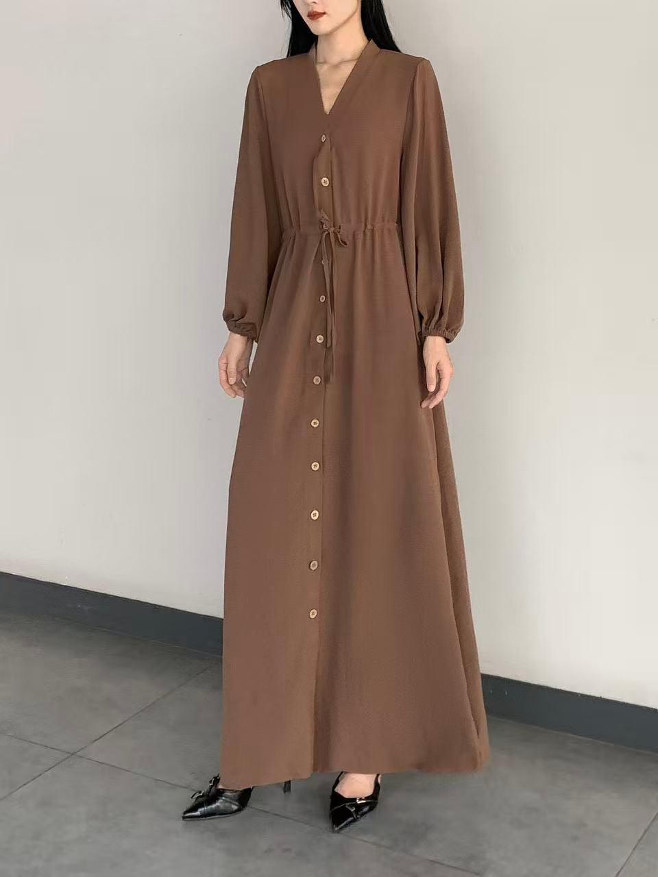 Button-up Maxi Dress