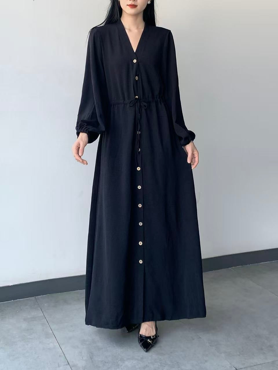 Button-up Maxi Dress