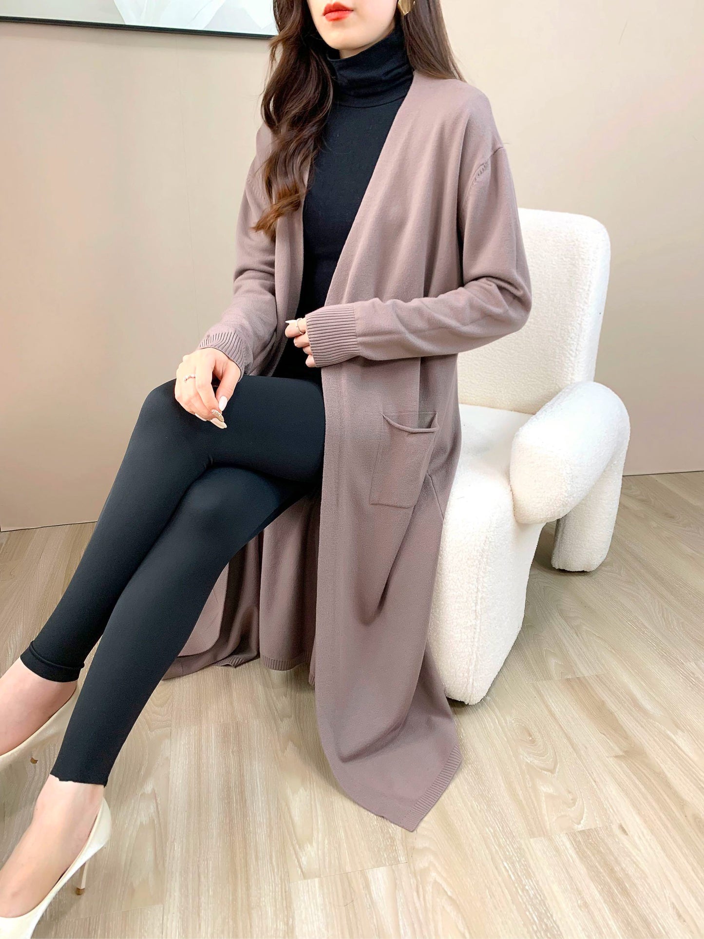 Long Sleeve Cardigan (L-19091A)