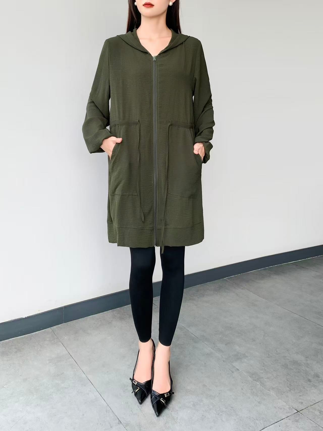 Long Sleeve Zip Hoodie