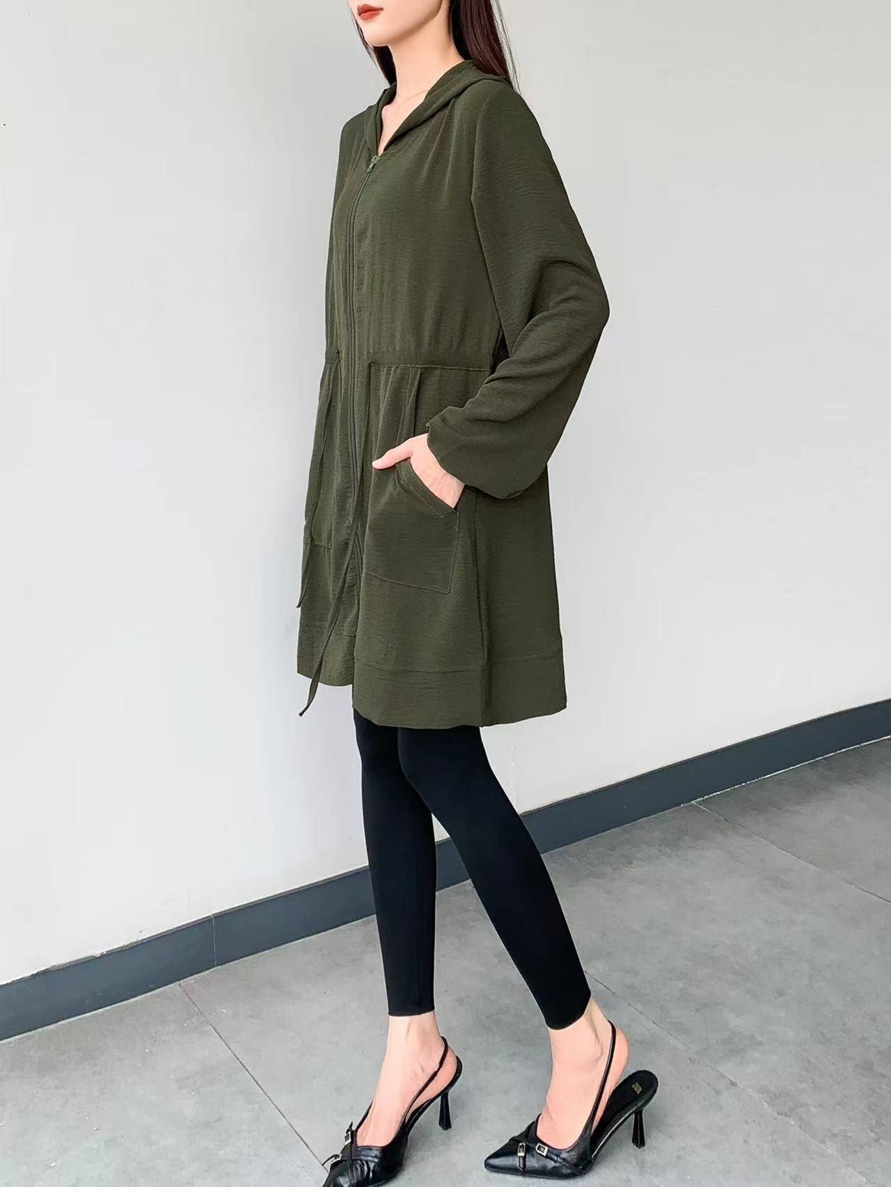 Long Sleeve Zip Hoodie