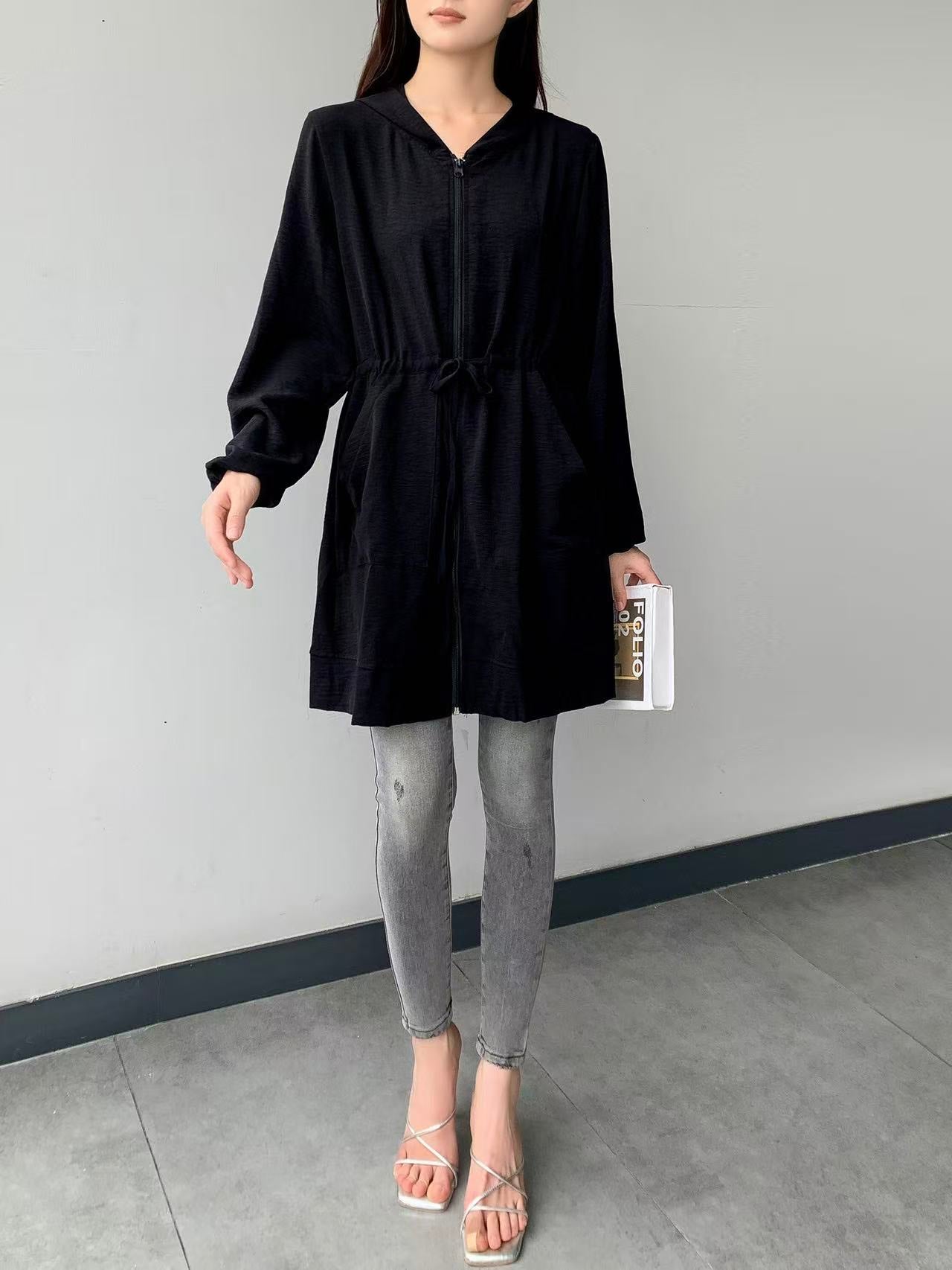 Long Sleeve Zip Hoodie