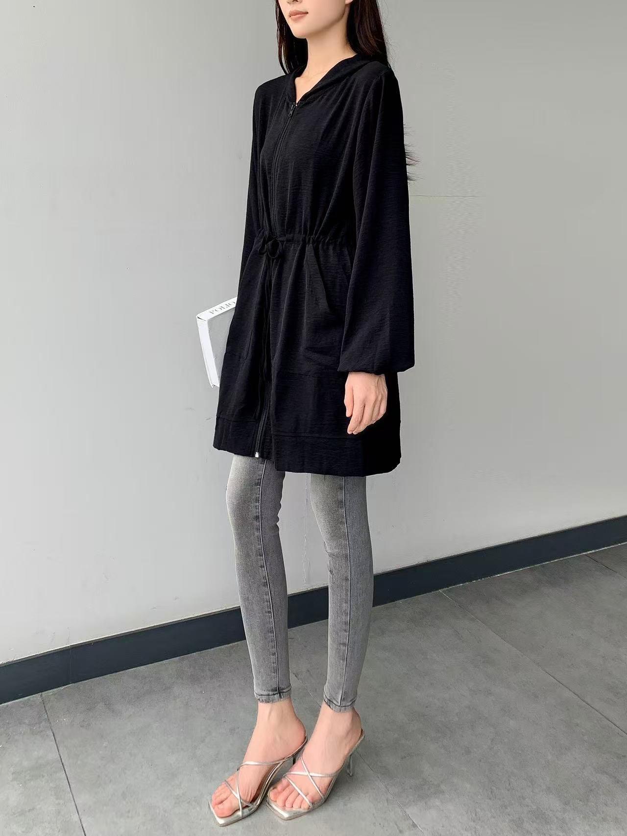 Long Sleeve Zip Hoodie