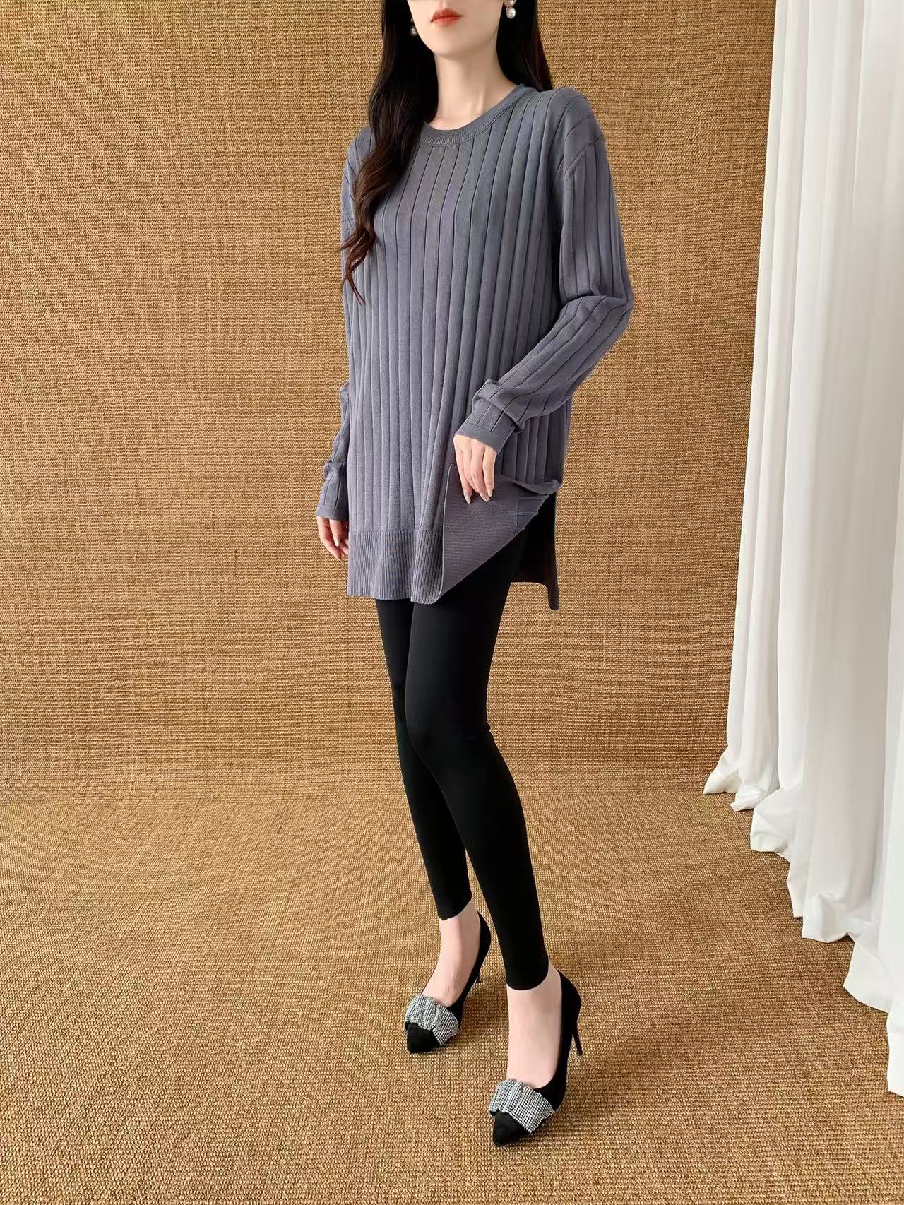 Ribbed Loose Fit Top