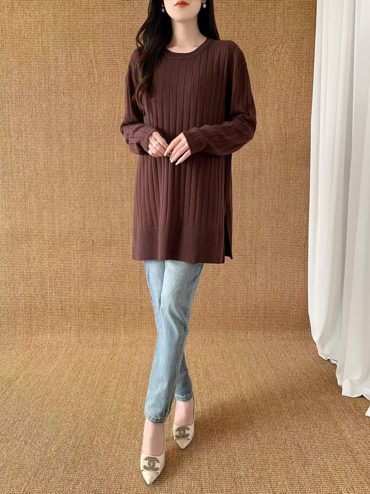 Ribbed Loose Fit Top