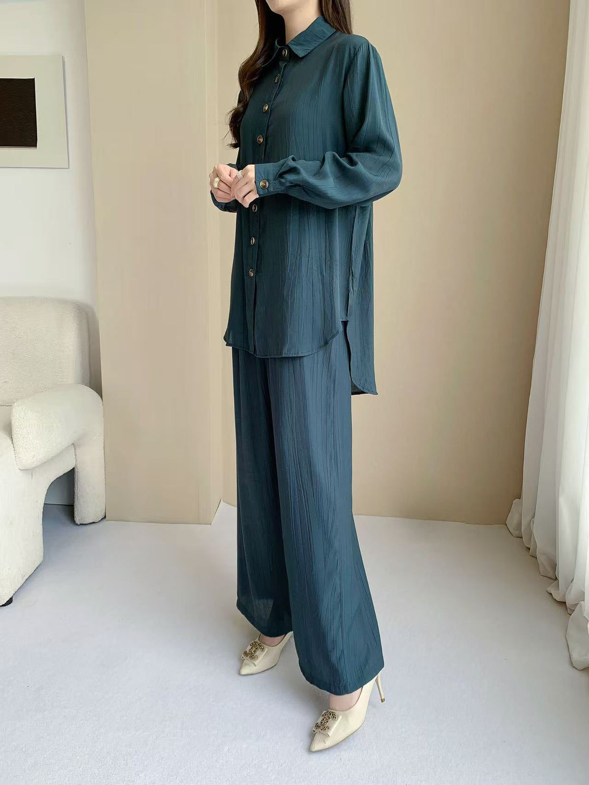Silk Formal Button (Top Only)