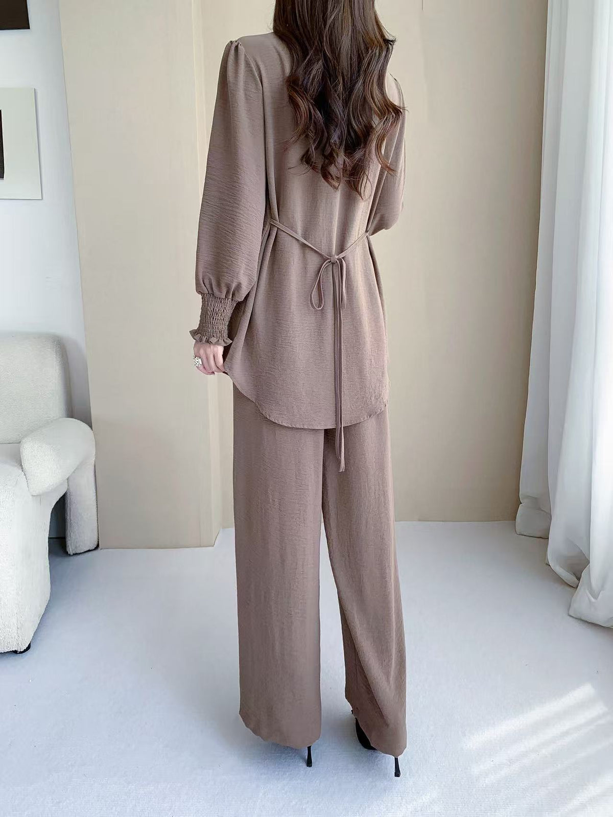 Long Sleeve Top (L-24001) & Pants (L-6810B)