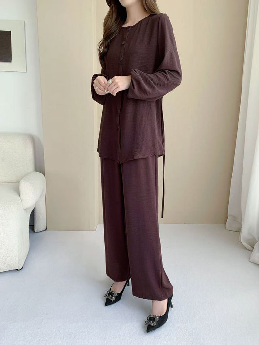 Baggy Long Sleeve Top ( L-24000) &Pant (L-6810B)
