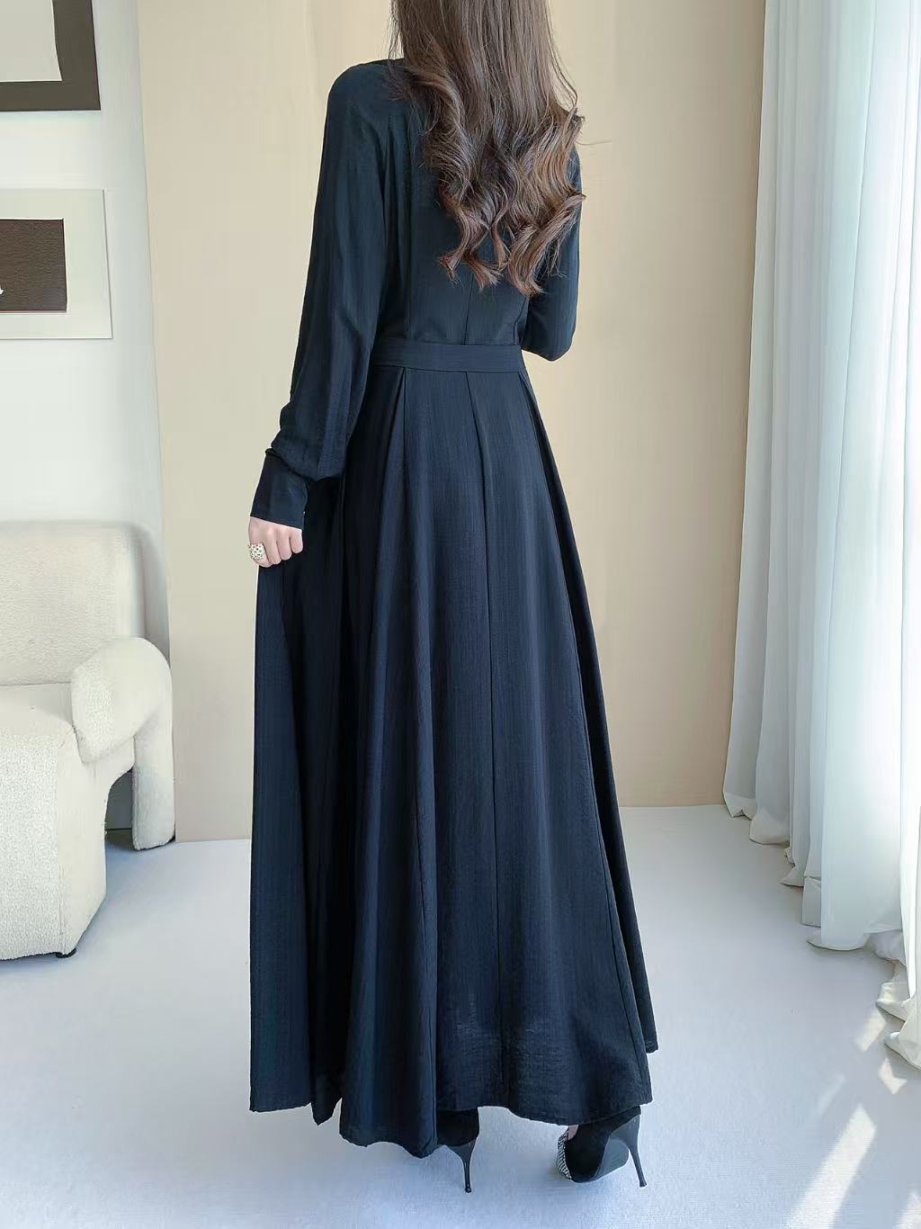 Shirt Maxi Dress (L-25920)