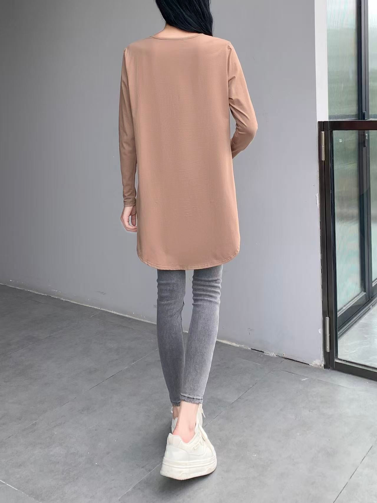 Drop Shoulder Long Sleeve Shirt
