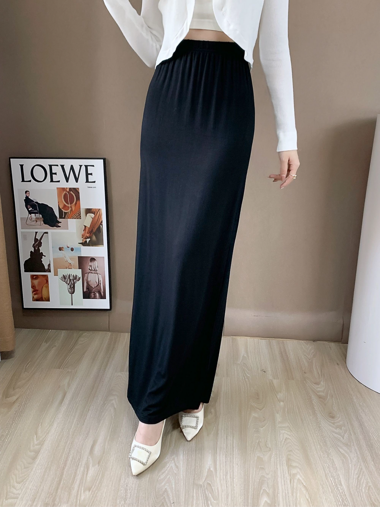 High Waisted Pencil Skirt