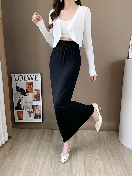 High Waisted Pencil Skirt